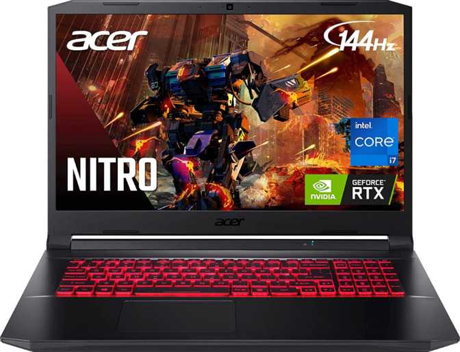 Acer Nitro 5 17.3" Intel Core i7-11800H 2.3GHz / Nvidia GeForce RTX 3050 Ti Laptop / 16GB RAM / 1TB SSD