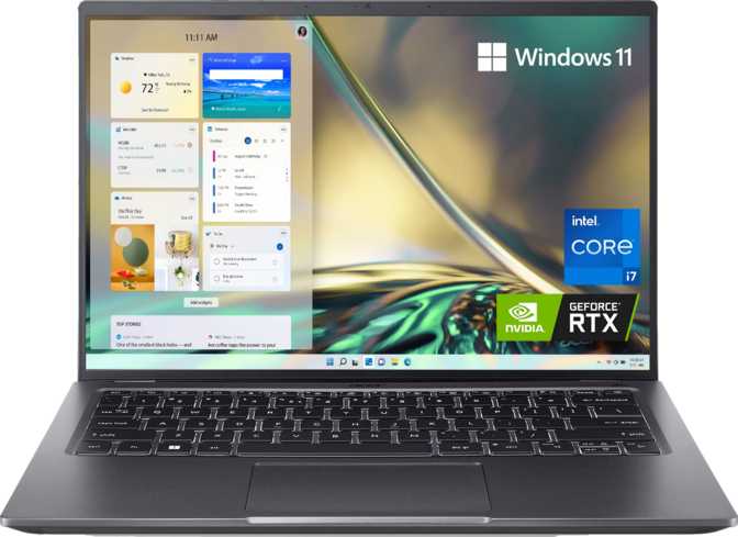 Acer Swift X SFX14-51G-71Y1 14" Intel Core i7-1260P 2.1GHz / Nvidia GeForce RTX 3050 Laptop / 16GB RAM / 512GB SSD