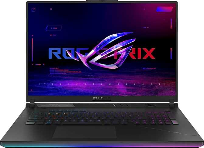 Asus ROG Strix Scar 18 (2023) 18" QHD Plus Intel Core i9-13980HX 2.2GHz / Nvidia GeForce RTX 4080 Laptop / 64GB RAM / 2TB SSD + 2TB SSD