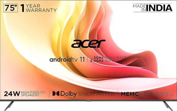 Acer I Series ‎AR75AR2851UDFL 75"