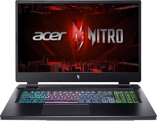 Acer Nitro 17 AN17-51-71ER 17.3" Intel Core i7-13700H 2.4GHz / Nvidia GeForce RTX 4060 Laptop / 16GB RAM / 1TB SSD
