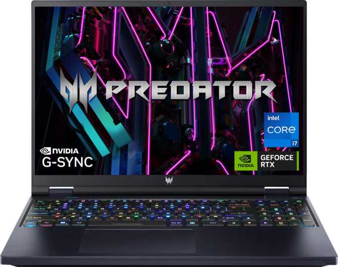 Acer Predator Helios 16 PH16-71-72YG 16" Intel Core i7-13700HX 2.1GHz / Nvidia GeForce RTX 4070 Laptop / 16GB RAM / 1TB SSD
