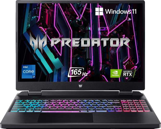 Acer Predator Helios Neo 16 (2023) Intel Core i7-13700HX 2.1GHz / Nvidia GeForce RTX 4050 Laptop / 16GB RAM / 512GB SSD