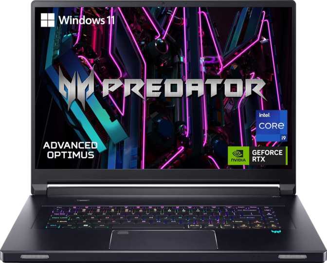 Acer Predator Triton X 17" (2023) Intel Core i9-13900HX 2.2GHz / Nvidia GeForce RTX 4090 Laptop / 64GB RAM / 2TB SSD