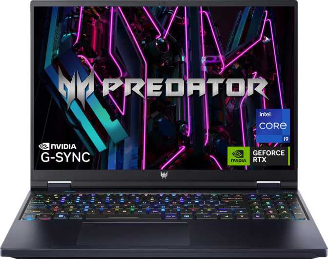Acer Predator Helios 3D 15 SpatialLabs Edition 15.6" Intel Core i9-13900HX 2.2GHz / Nvidia GeForce RTX 4080 Laptop / 32GB RAM / 2TB SSD
