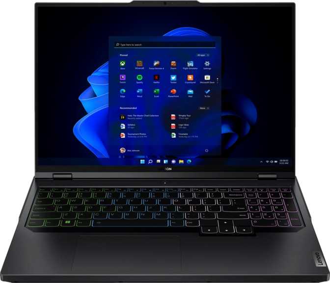 Lenovo Legion Pro 5 (2023) 16" AMD Ryzen 7 7745HX 3.6GHz / Nvidia GeForce RTX 4050 Laptop / 16GB RAM / 512GB SSD