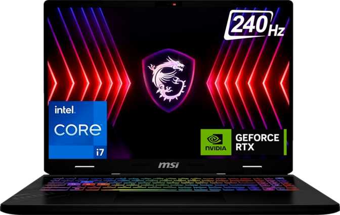 MSI Crosshair 16 HX D14V (2024) 16" Intel Core i7-14700HX 2.1GHz / Nvidia GeForce RTX 4070 Laptop / 32GB RAM / 1TB SSD