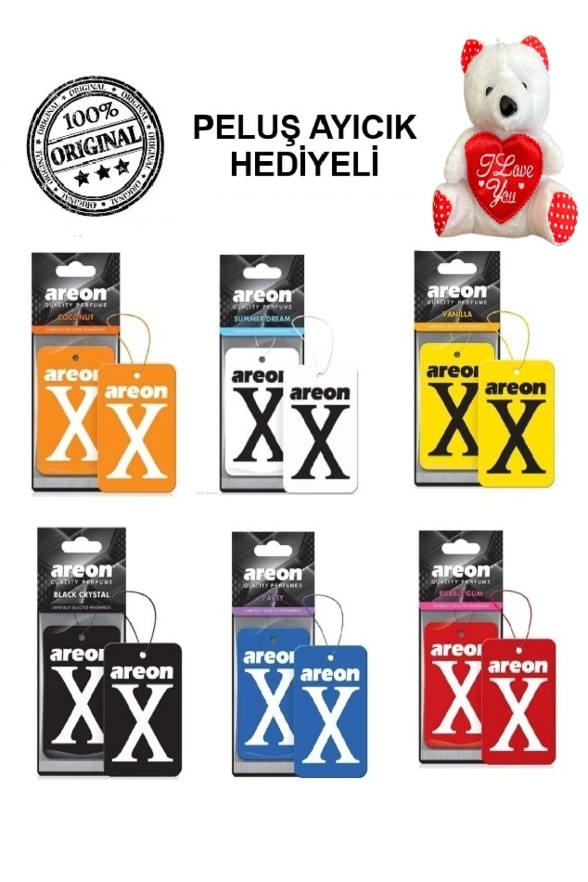 Nova Petrol Sevimli Pelluş Ayıcık Hediyeli En Çok Tercih Edilen Flaş 6'lı Set