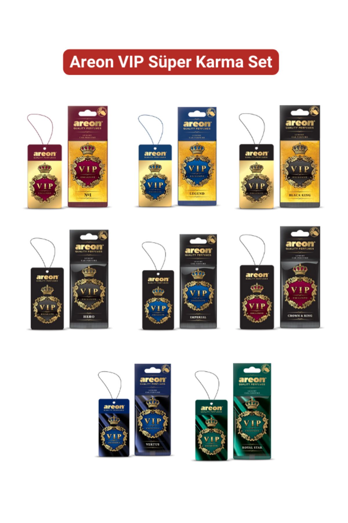 VIP Süper Karma Set (8 Farklı Koku)