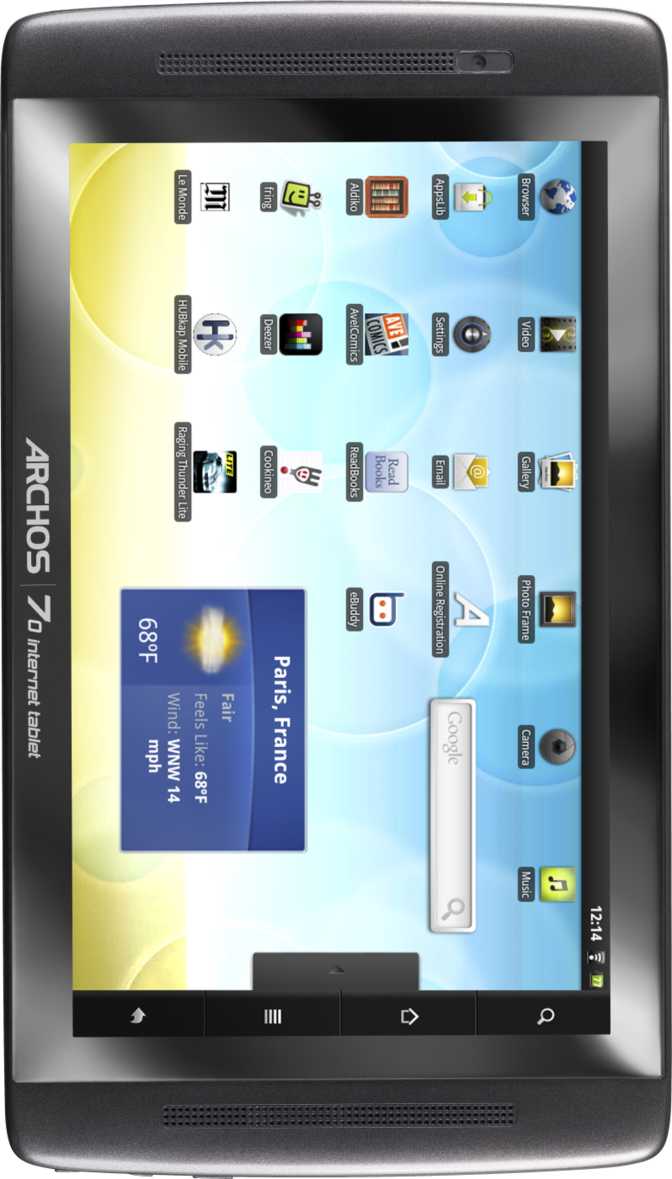 LFDZ Archos Access 70 3G Custodia Slim Ultra Pelle Sottile e Leggera Cover Ca... 