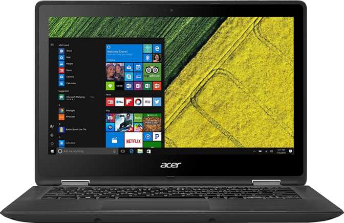 Acer Spin 5 13.3" Intel Core i3-6100U / 2.3GHz / 4GB /128GB SSD