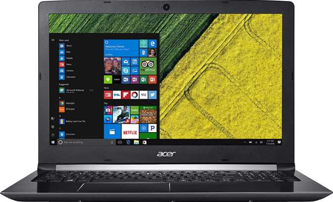 Acer Aspire 5 15.6" Intel Core i7-7700HQ 2.8GHz / 8GB / 1TB HDD